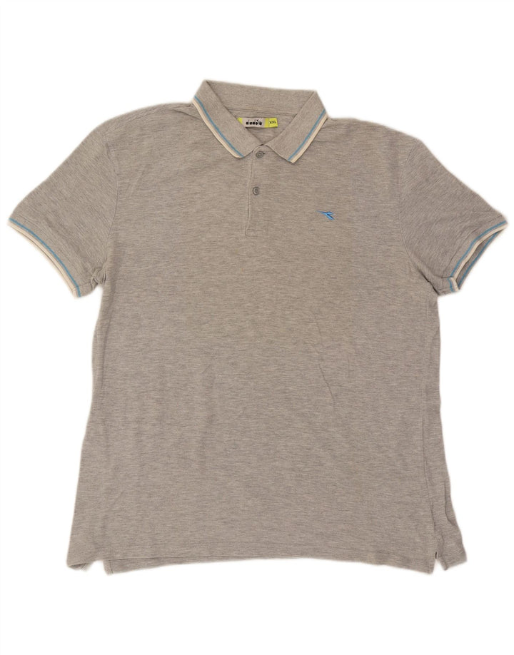 Diadora Herren Poloshirt 2XL Grau