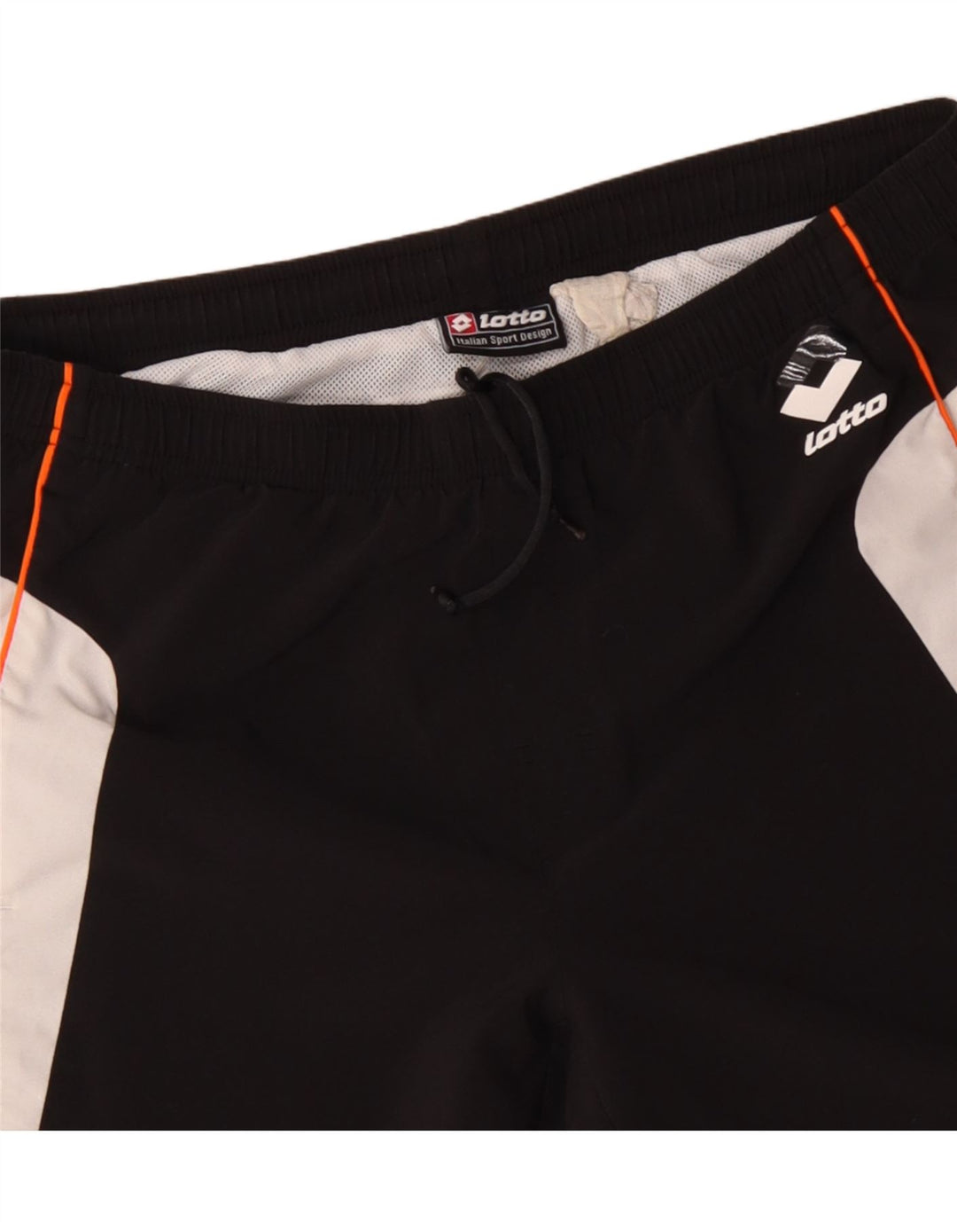 LOTTO Herren-Trainingshose, groß, schwarzes Farbblock-Polyester