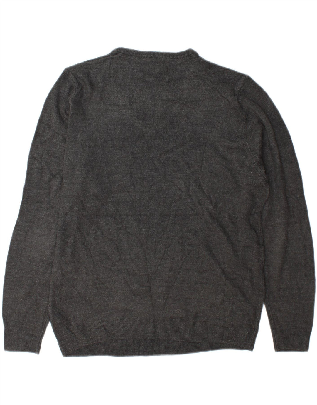 Marks & Spencer Herren-Pullover mit V-Ausschnitt, groß, Acryl, Grau