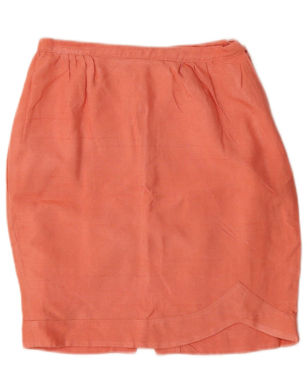 Vintage Damen Bleistiftrock W24 XS Rosa