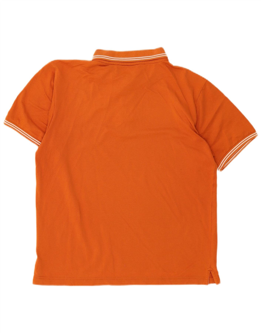 Champion Herren Poloshirt Mittelorange gestreift