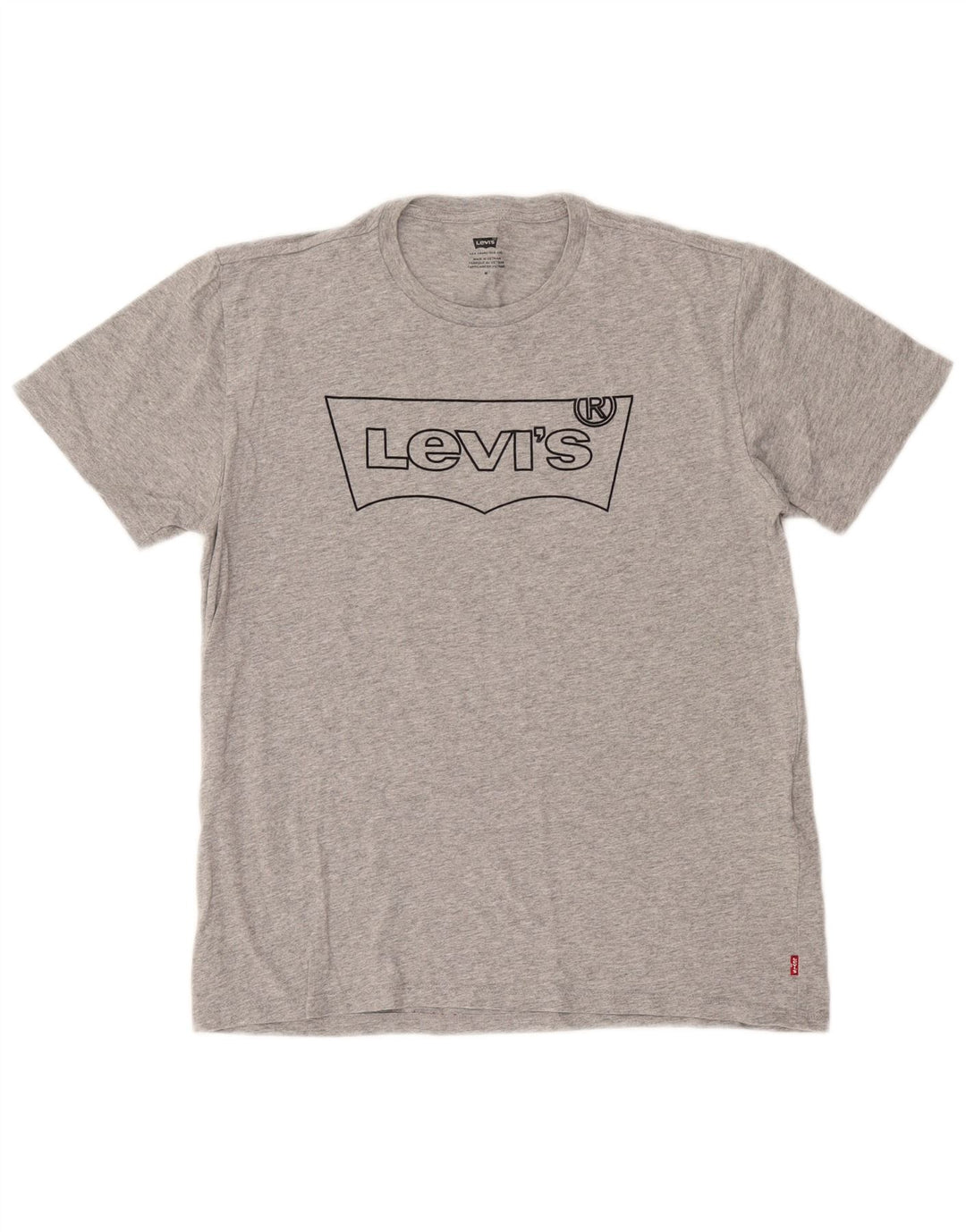 Levi's Herren-T-Shirt mit Grafik, mittelgraue Baumwolle