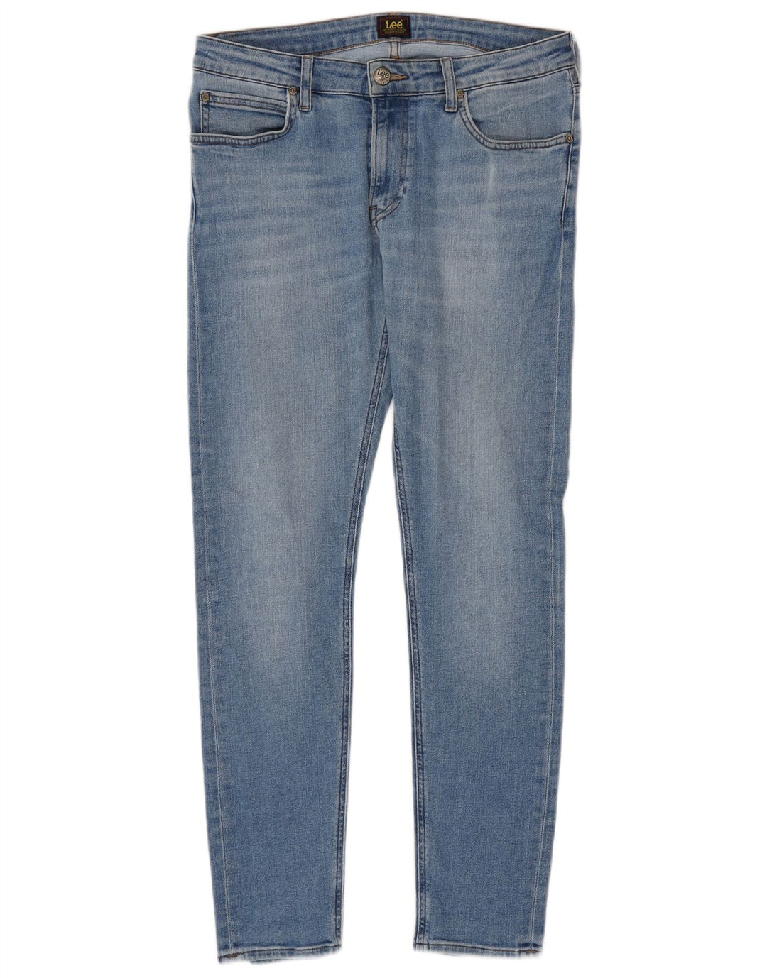 Lee Damen Malone Skinny Jeans W32 L30 Blaue Baumwolle