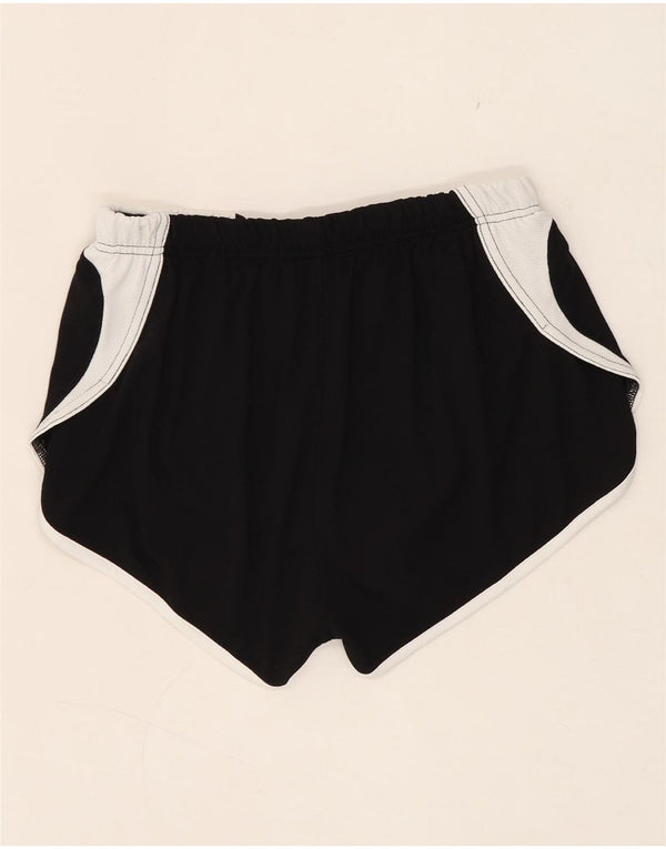 ASICS Damen Sportshorts UK 14 Mittelschwarzes Colourblock-Polyester