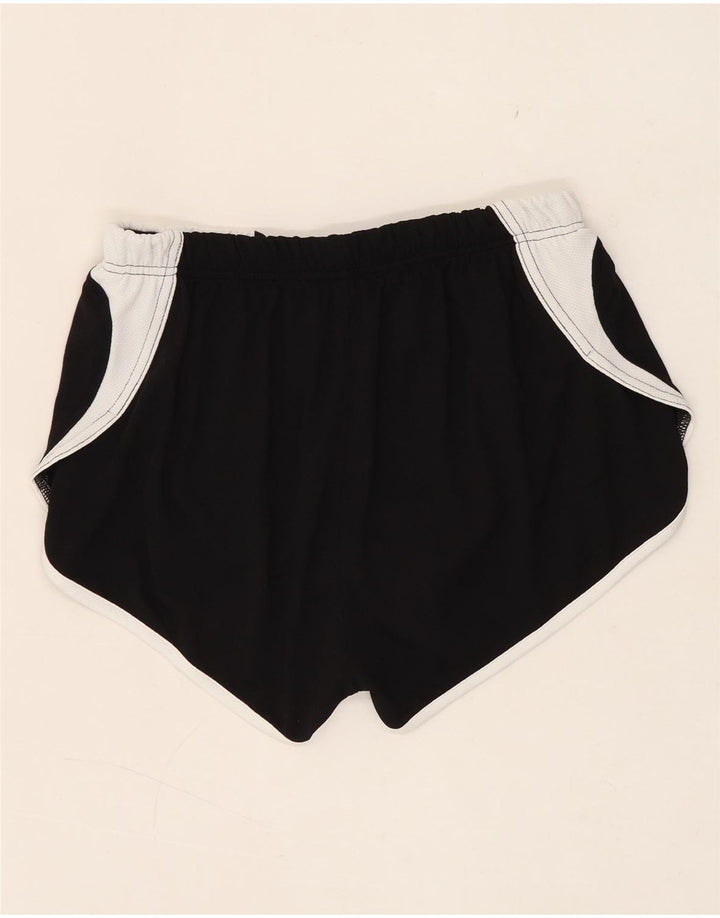 ASICS Damen Sportshorts UK 14 Mittelschwarzes Colourblock-Polyester