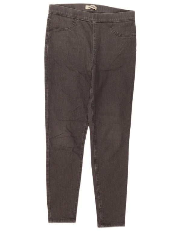 Marks & Spencer Damen Jegging-Jeans UK 10 Small W30 L27 Graue Baumwolle