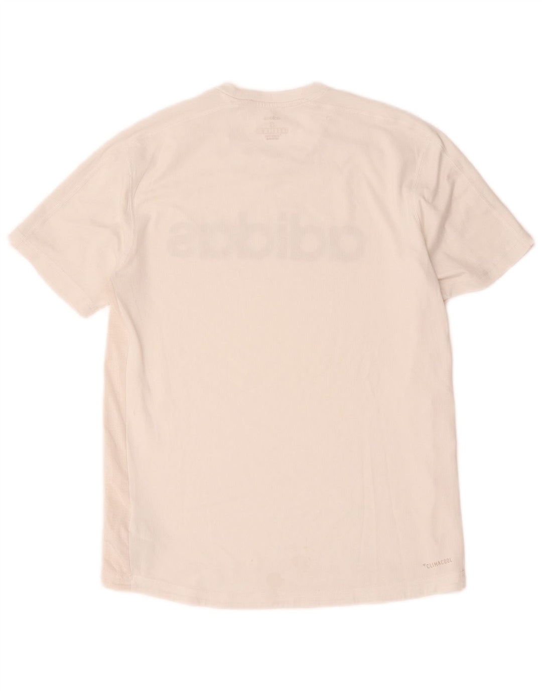 Adidas Herren Climacool Graphic T-Shirt Top Small Weiß Polyester