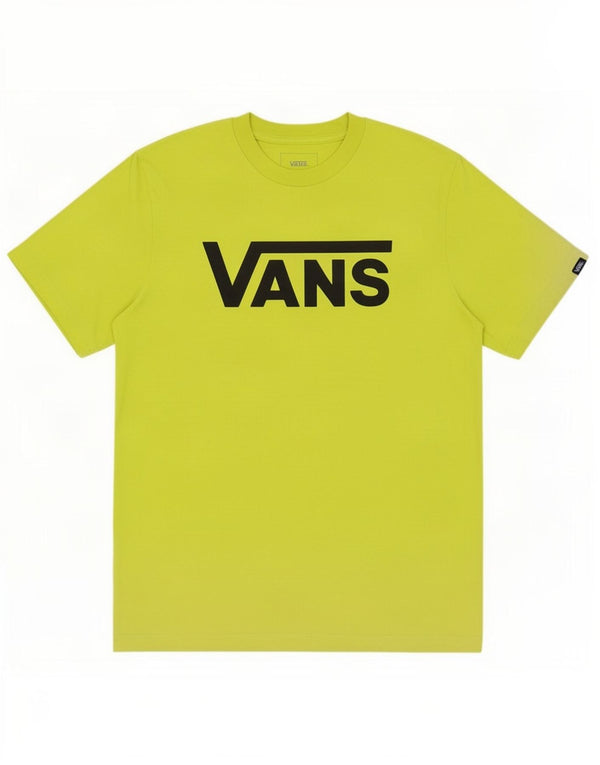 Vans Jungen-T-Shirt mit klassischer Passform und Grafik, 10–11 Jahre, mittelgrüne Baumwolle