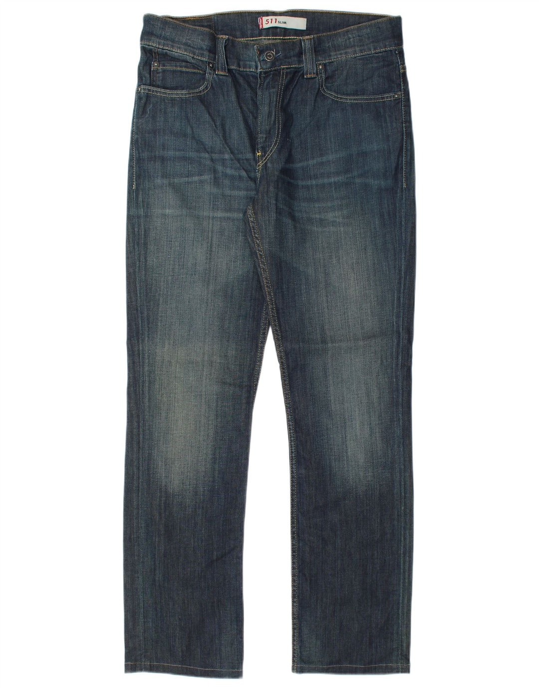 Levi's Herren 511 Slim Jeans W36 L32 Blaue Baumwolle