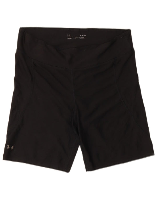 Under Armour Damen Heat Gear Sportshorts UK 16 Large Schwarz