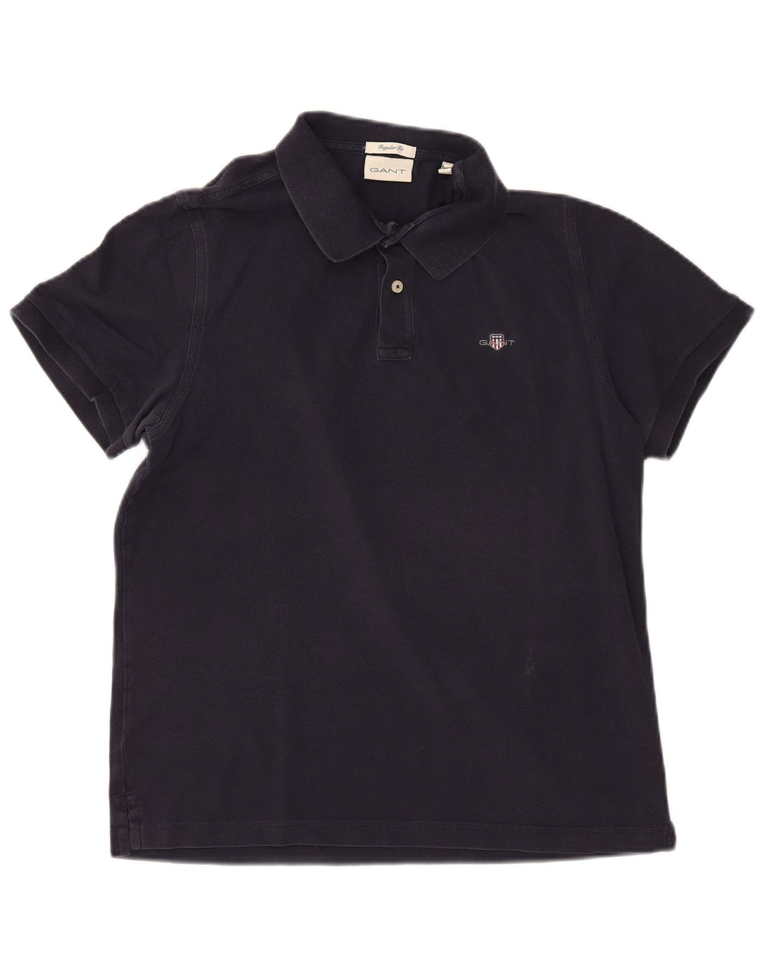 Gant Herren-Poloshirt mit normaler Passform, groß, marineblau, Baumwolle