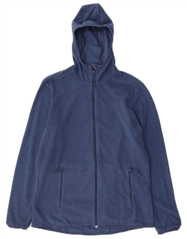Jack Wolfskin Herren-Trainingsanzug mit Kapuze, Top-Jacke, UK 40, mittleres Marineblau