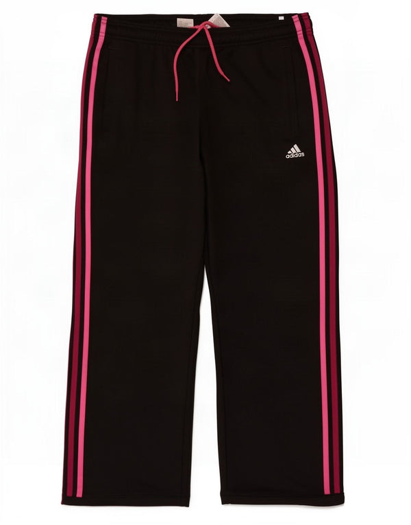 Adidas Damen Trainingshose UK 12 Medium Schwarz Polyester