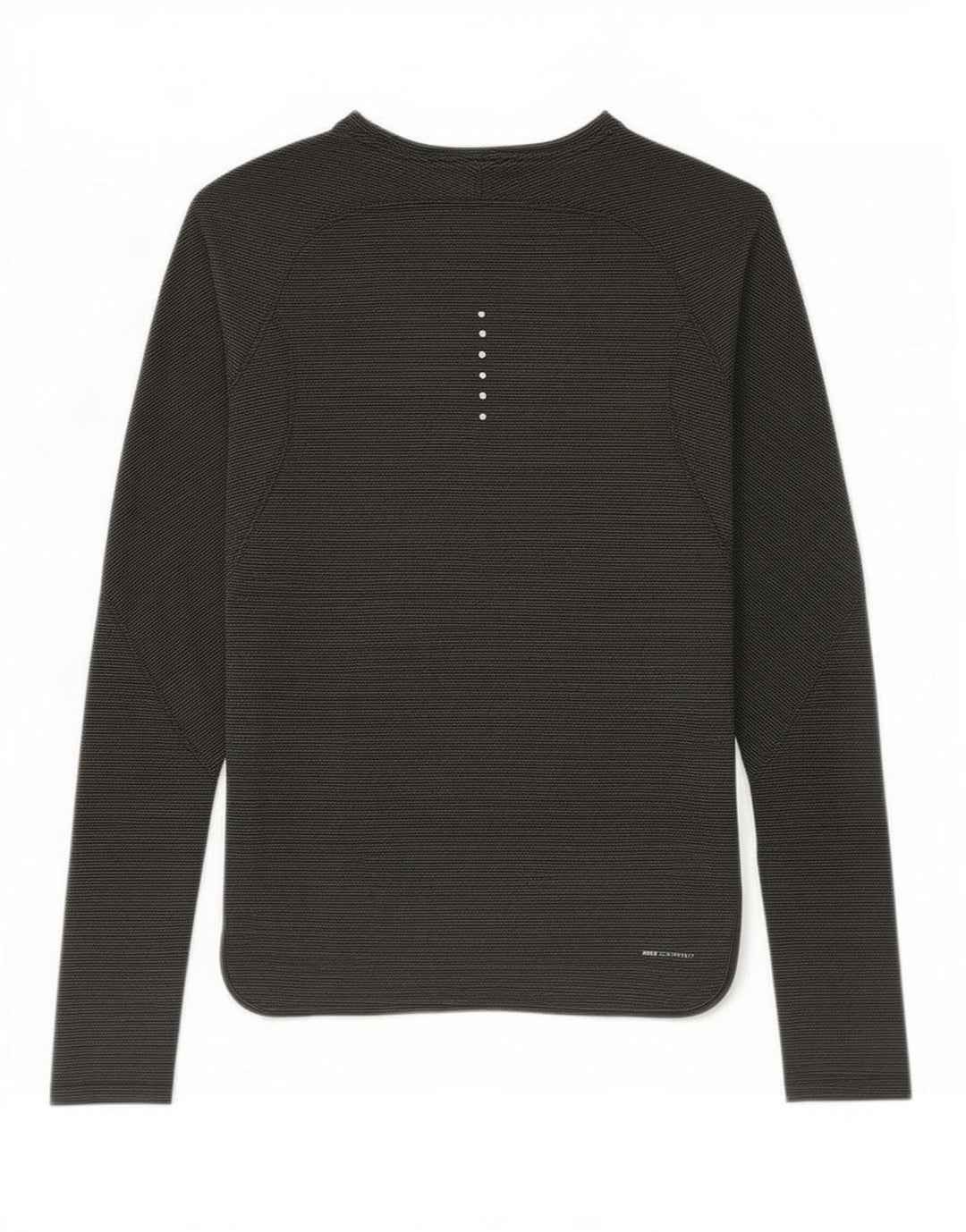 Nike Herren-Oberteil, langärmelig, klein, Khaki, gestreift, Polyester