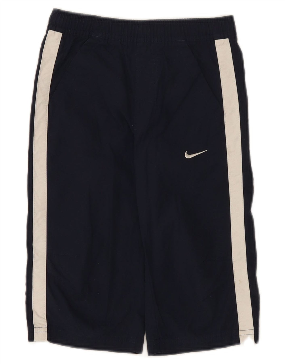 Nike Jungen-Sportshorts mit Grafik, 5–6 Jahre, mittelgroß, Marineblau, Farbblock