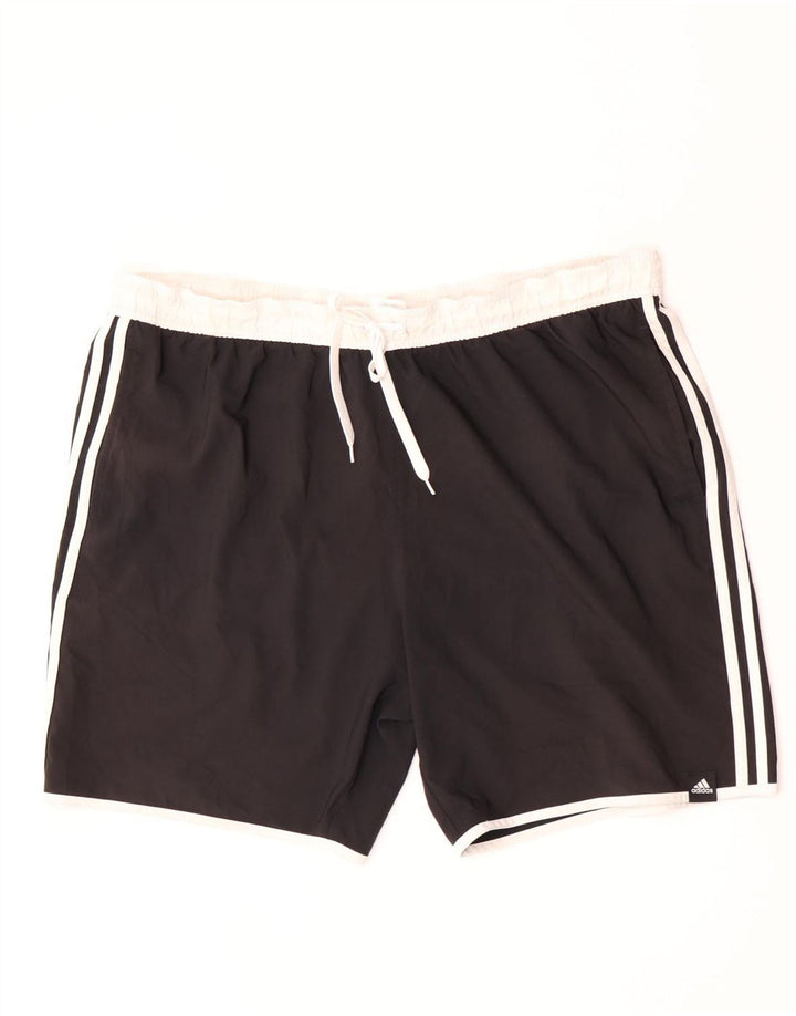 Adidas Herren Sportshorts 3XL Schwarz Colourblock Polyester