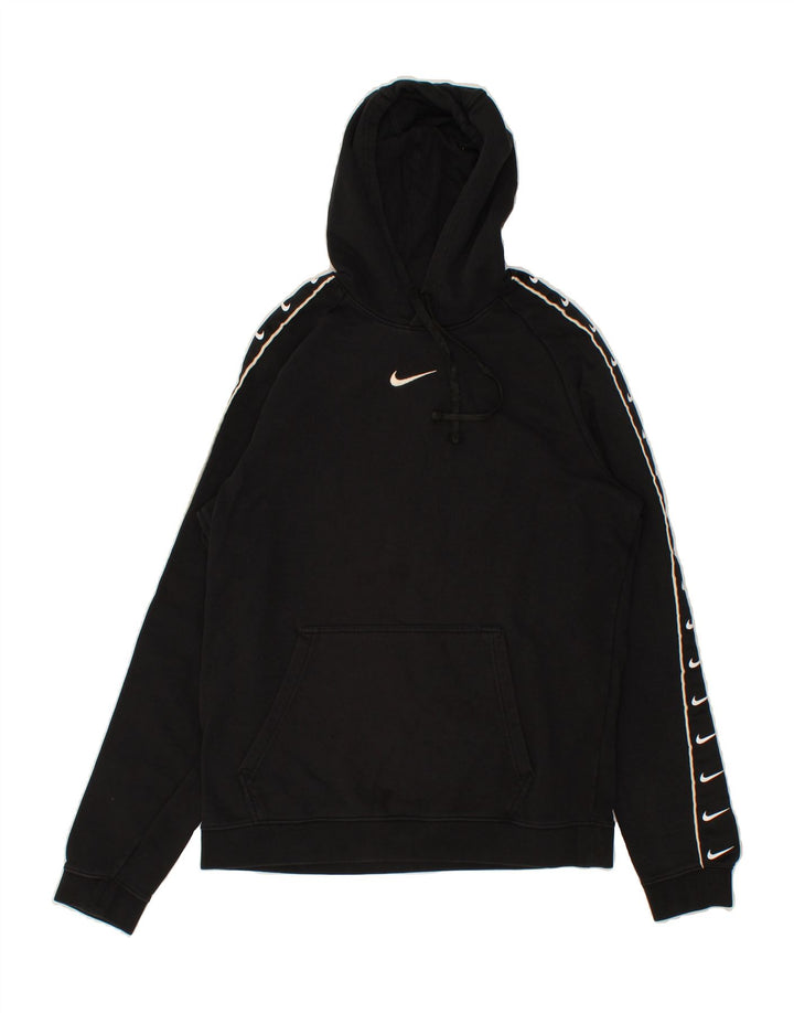 NIKE Herren-Kapuzenpullover mit Grafik, mittelschwarz, Baumwolle