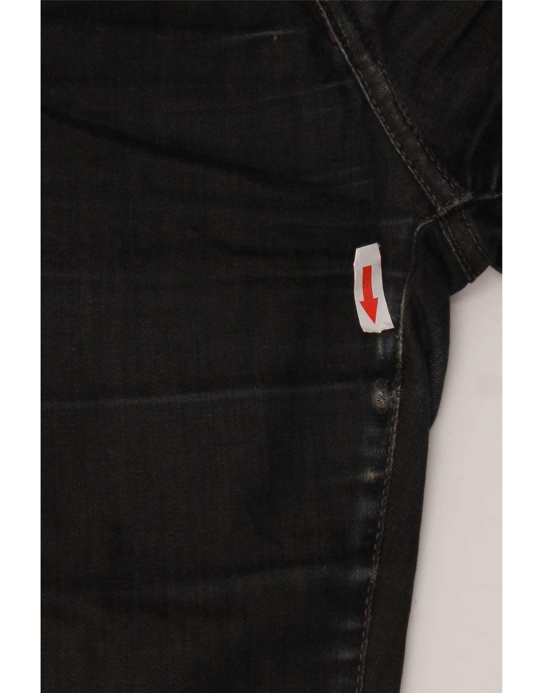 Trussardi Damen Straight Jeans W28 L28 Schwarz