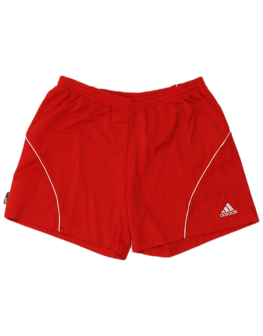 ADIDAS Damen Climalite Sport Shorts UK 14 Mittelrotes Polyester