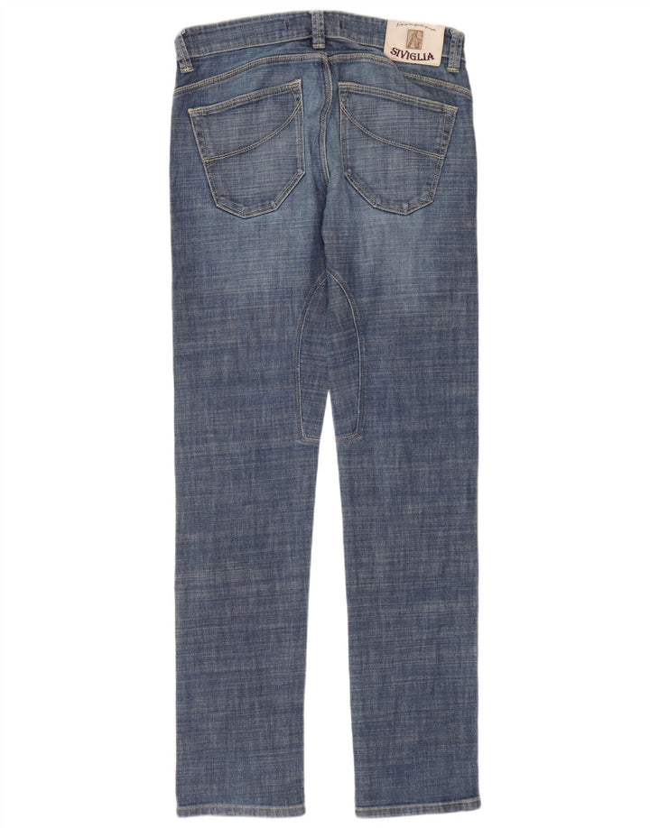 SIVIGLIA Damen Slim Jeans W30 L32 Blaue Baumwolle