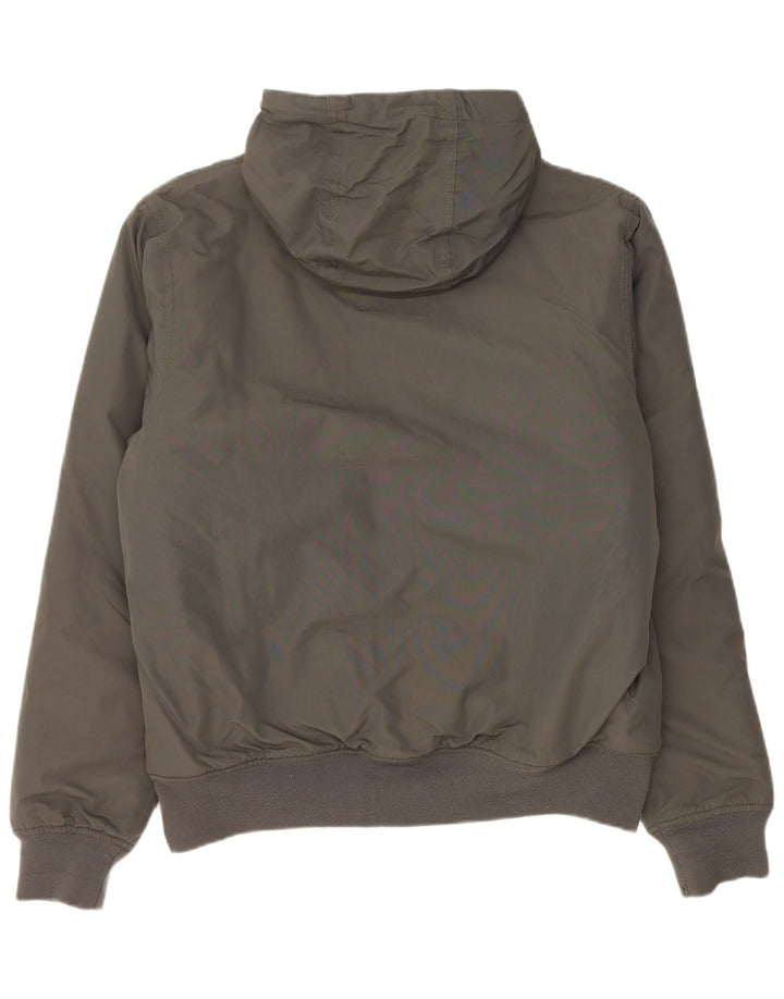 Dickies Herren-Bomberjacke mit Kapuze, UK 38, mittelgraues Polyamid