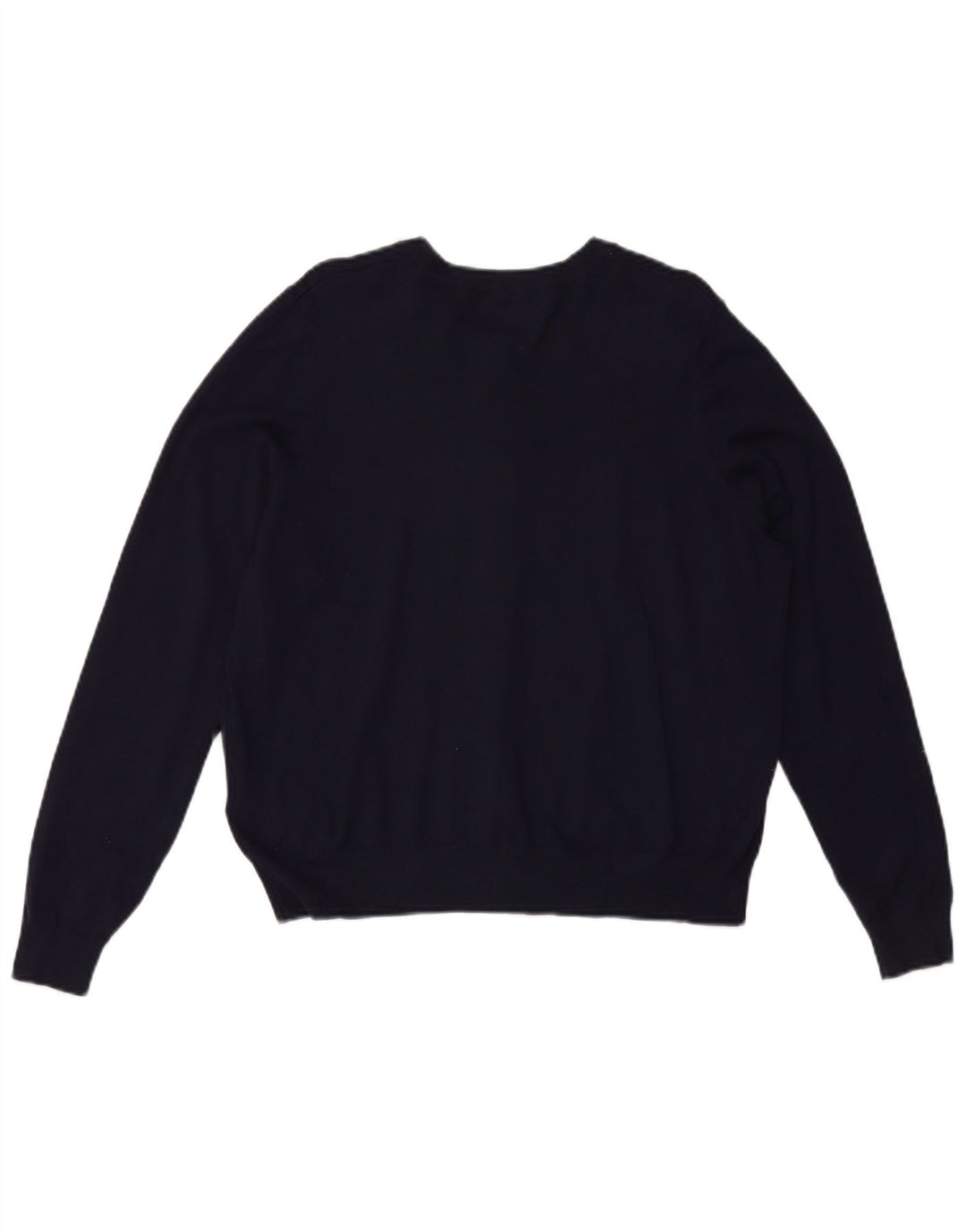 MARKS & SPENCER Damen Crop Cardigan Pullover UK 20 2XL Marineblaue Viskose