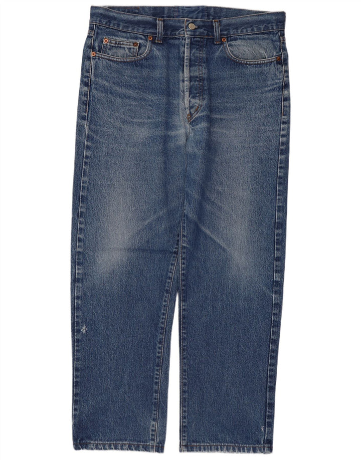 AMERICANINO Herren Straight Jeans W34 L28 Blau