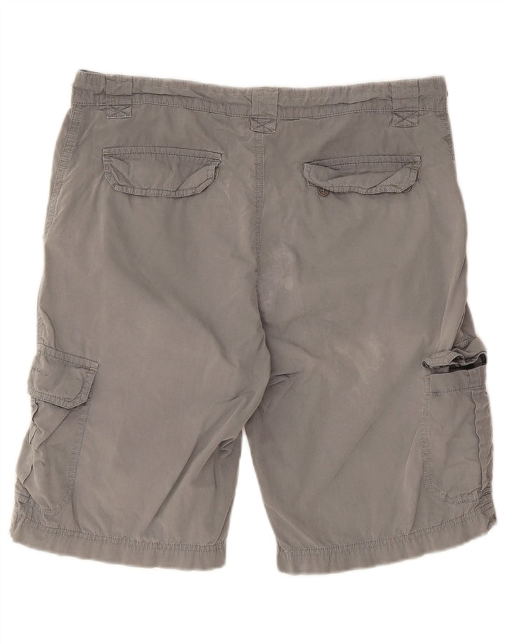 CHAMPION Herren Cargoshorts Medium W32 Grau Baumwolle