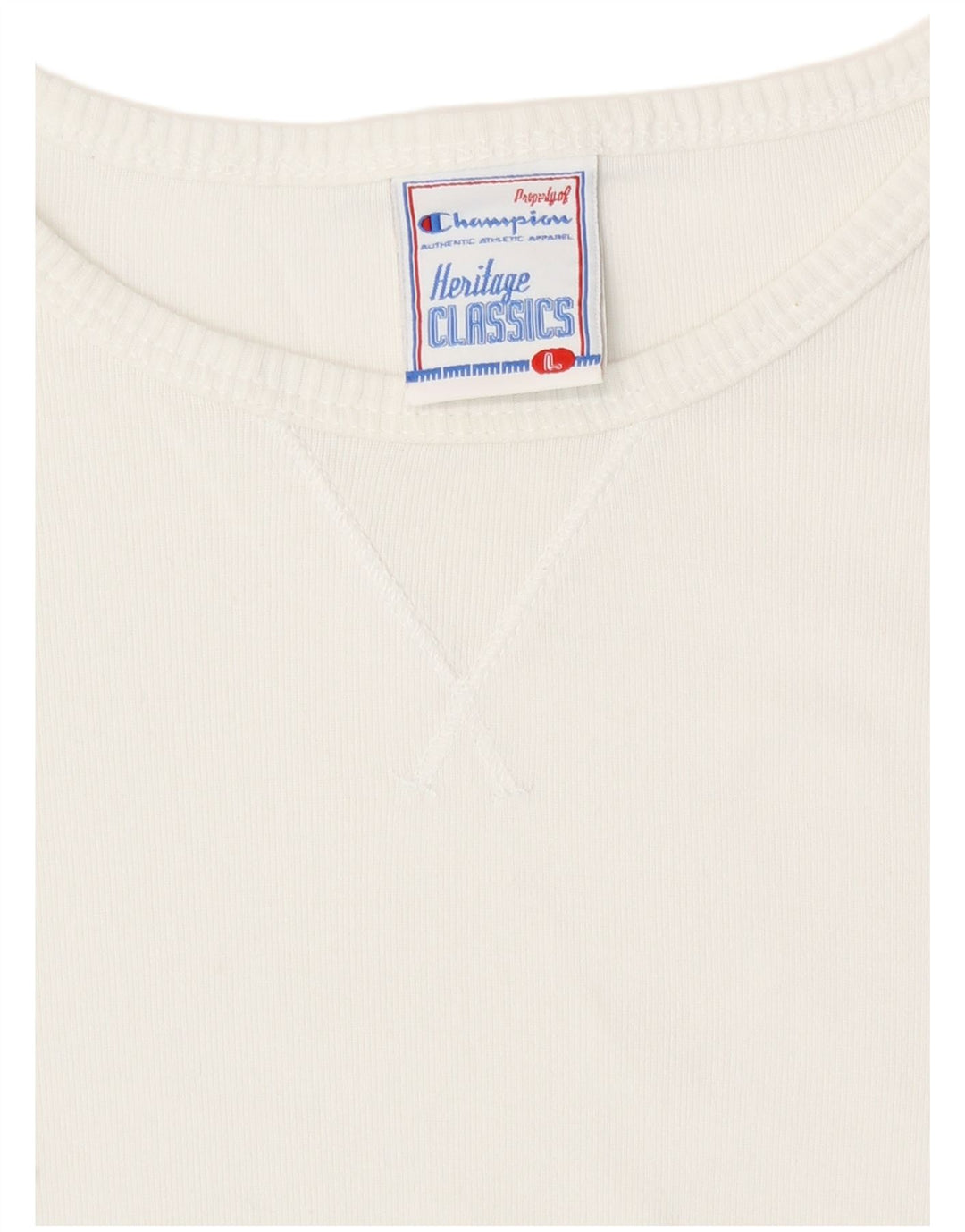 Champion Damen Heritage Classics Top Langarm UK 14 Large Weiß