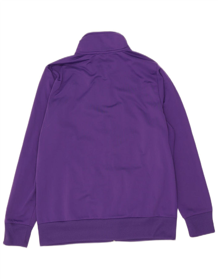 Puma Womens Graphic Trainingsanzug Top Jacke UK 16 Large Lila