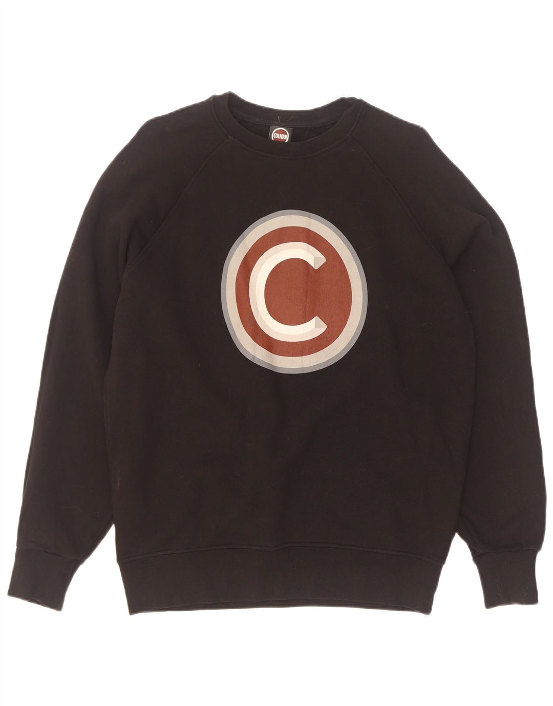 Colmar Herren-Sweatshirt mit Grafik, groß, aus schwarzer Baumwolle