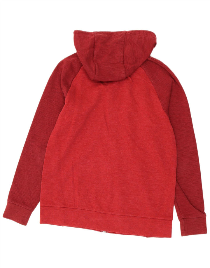 Nike Herren-Kapuzenpullover mit Reißverschluss, klein, rot gefleckte Baumwolle