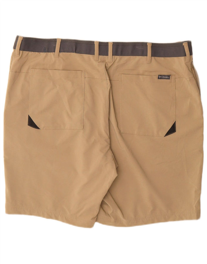 Columbia Herren Chinoshorts W40 XL Beige Colourblock Polyester
