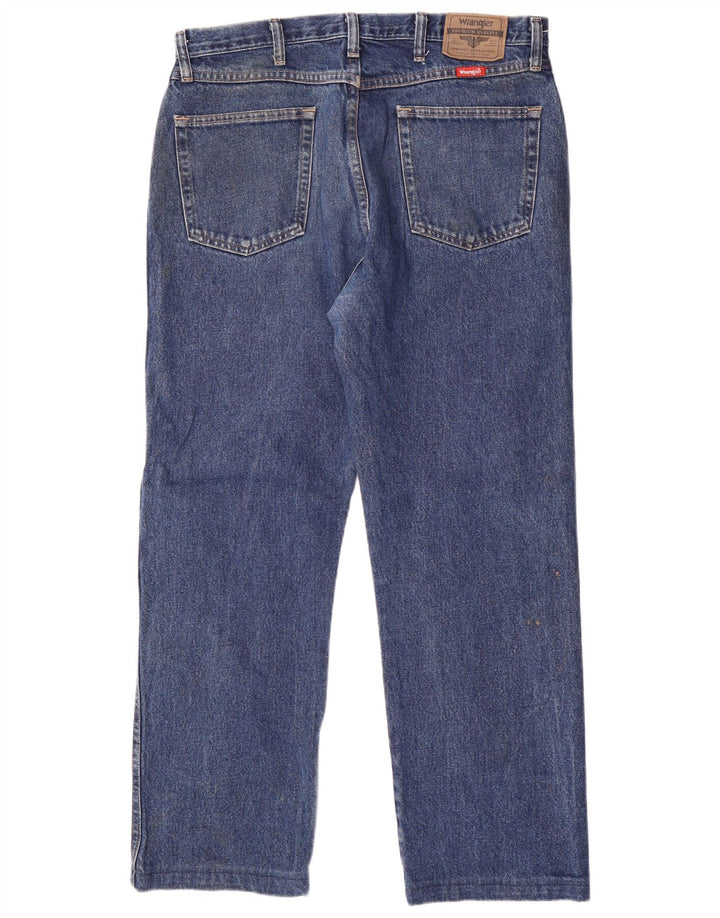 Wrangler Herren-Jeans mit normaler Passform, gerade Passform, W35, L30, Blau, Baumwolle