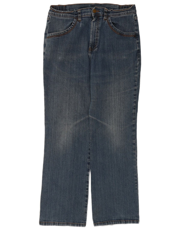 Marks & Spencer Damen Straight Jeans UK 14 Medium W34 L28 Blaue Baumwolle