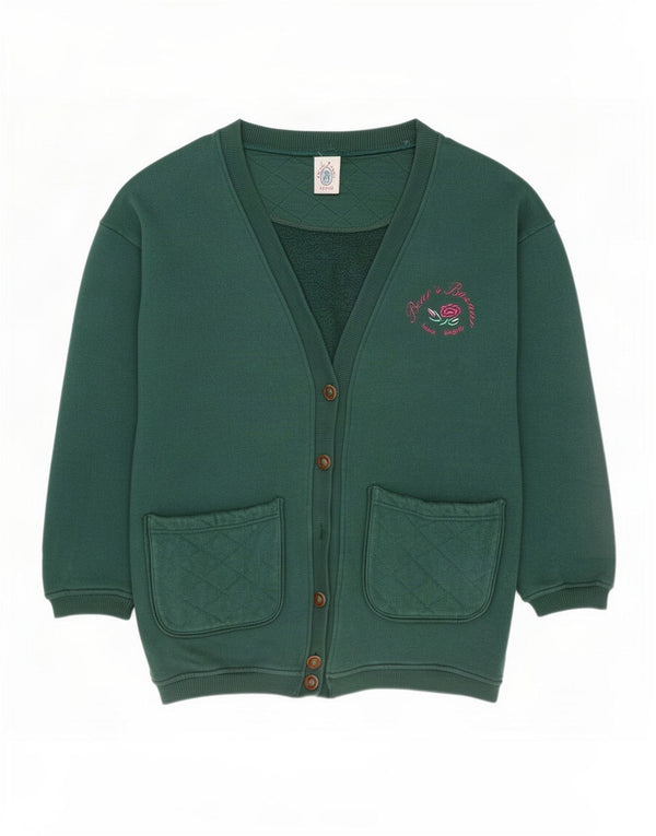 Laura Biagiotti Damen-Trainingsanzug, Top-Jacke, UK 18, XL, grüne Baumwolle