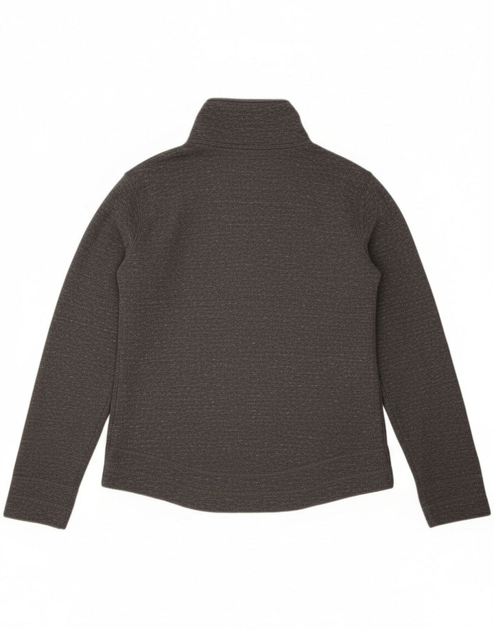 Champion Damen-Trainingsanzugoberteil, UK-Größe 10, Größe S, grau gefleckte Baumwolle