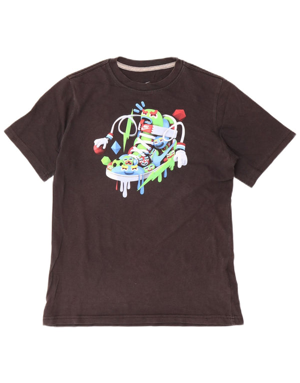 Nike T-Shirt mit Grafik für Jungen, 12–13 Jahre, Größe L, Schwarz, Baumwolle