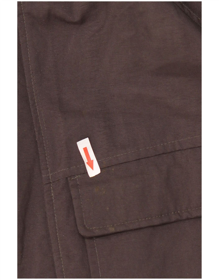 Trussardi Jeans Damen Parka Jacke IT 52 2XL Grau Polyamid