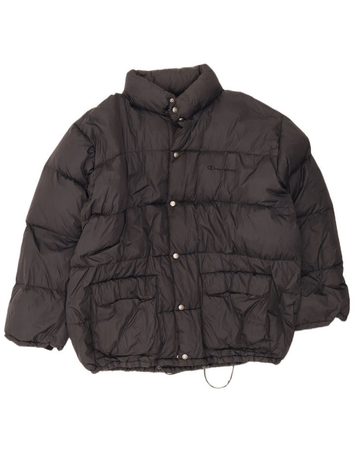 Champion Herren Wattierte Jacke UK 44 2XL Schwarz