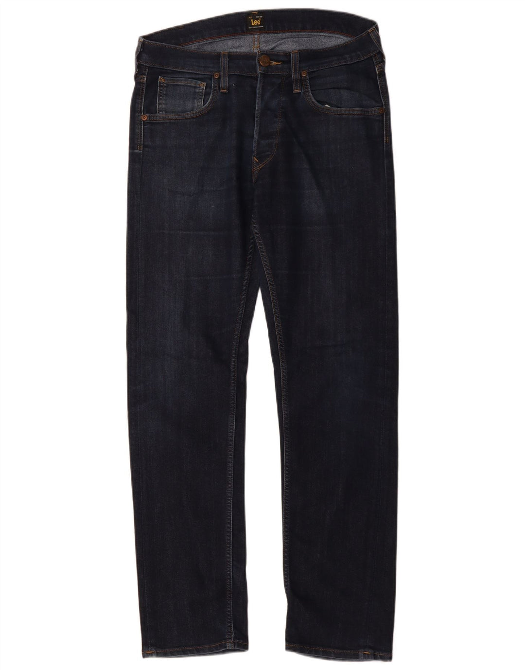 LEE Herren Daren Straight Jeans W32 L32 Marineblaue Baumwolle