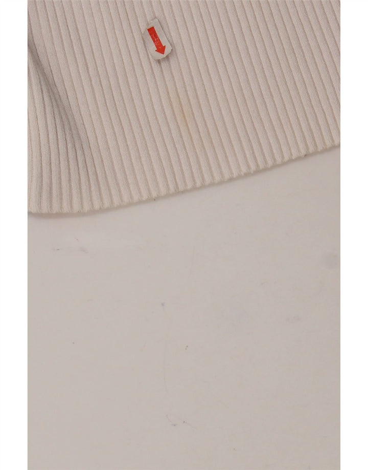 ZARA Womens Maxi Dress UK 12 Medium White Colourblock Viscose