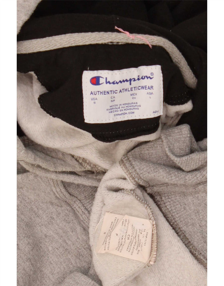 Champion Herren Kapuzenpullover, Größe S, Grau, Baumwolle
