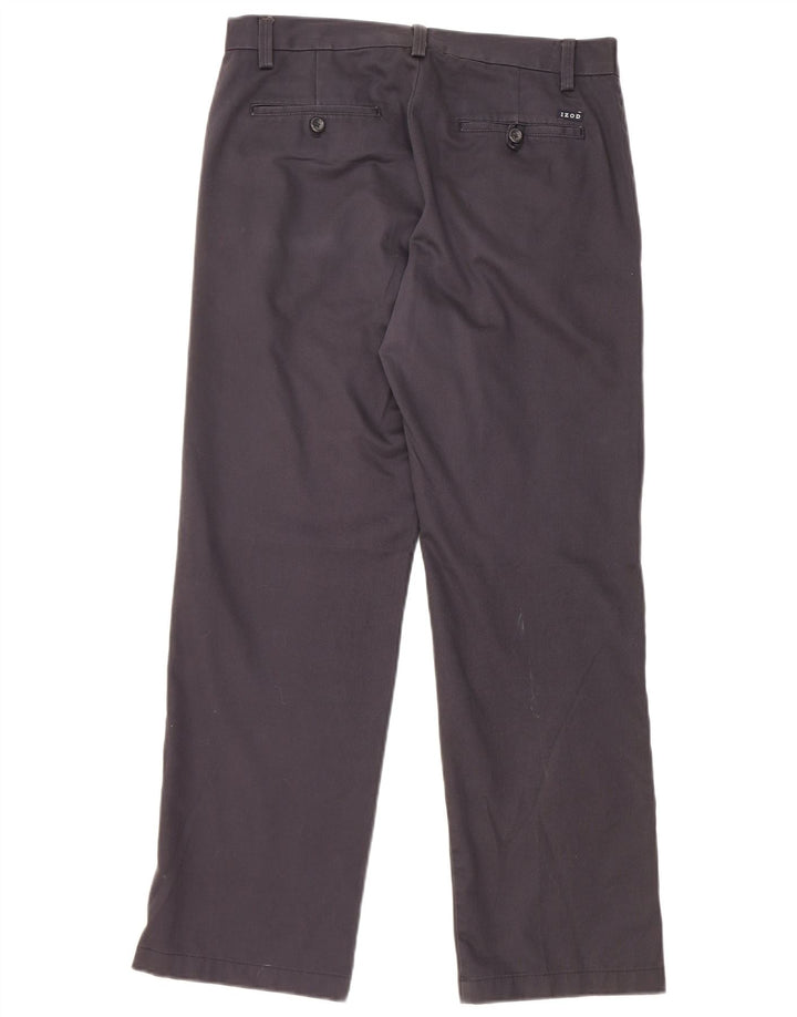 IZOD Herren Slim Fit Chinohose W30 L30 Marineblaue Baumwolle