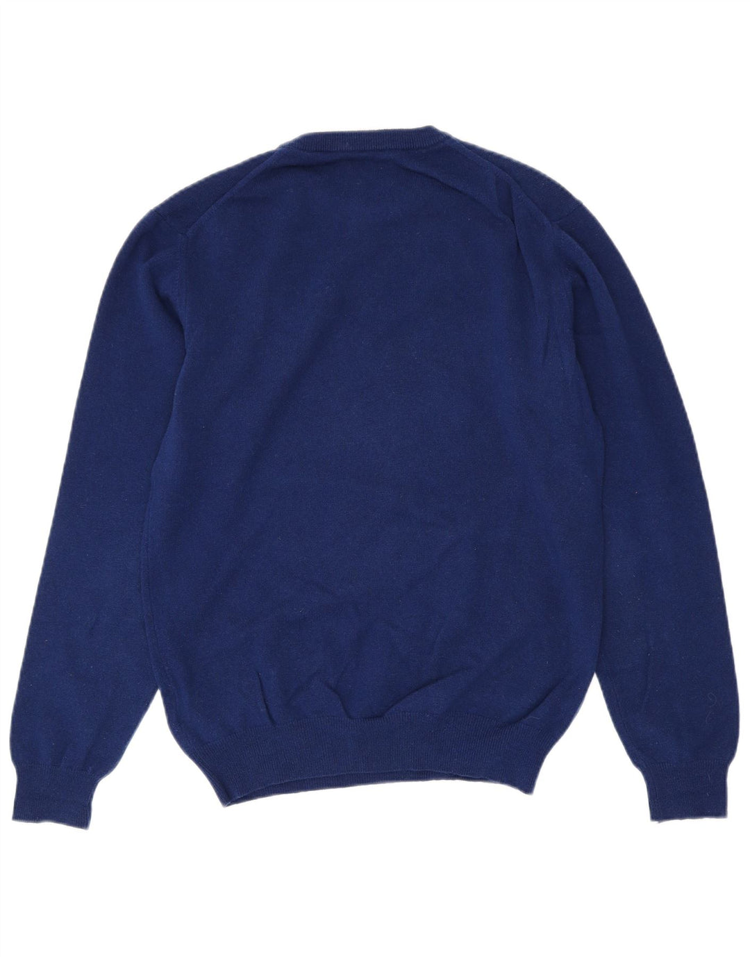 GANT Herren-Pullover mit Rundhalsausschnitt, mittelblaue Wolle