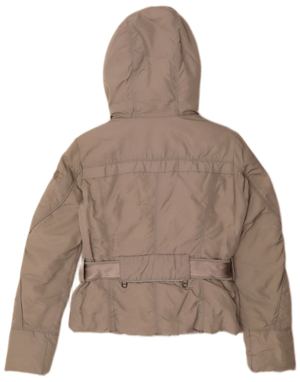 PEUTEREY Wattierte Damenjacke mit Kapuze IT 40 Small Grau Polyamid