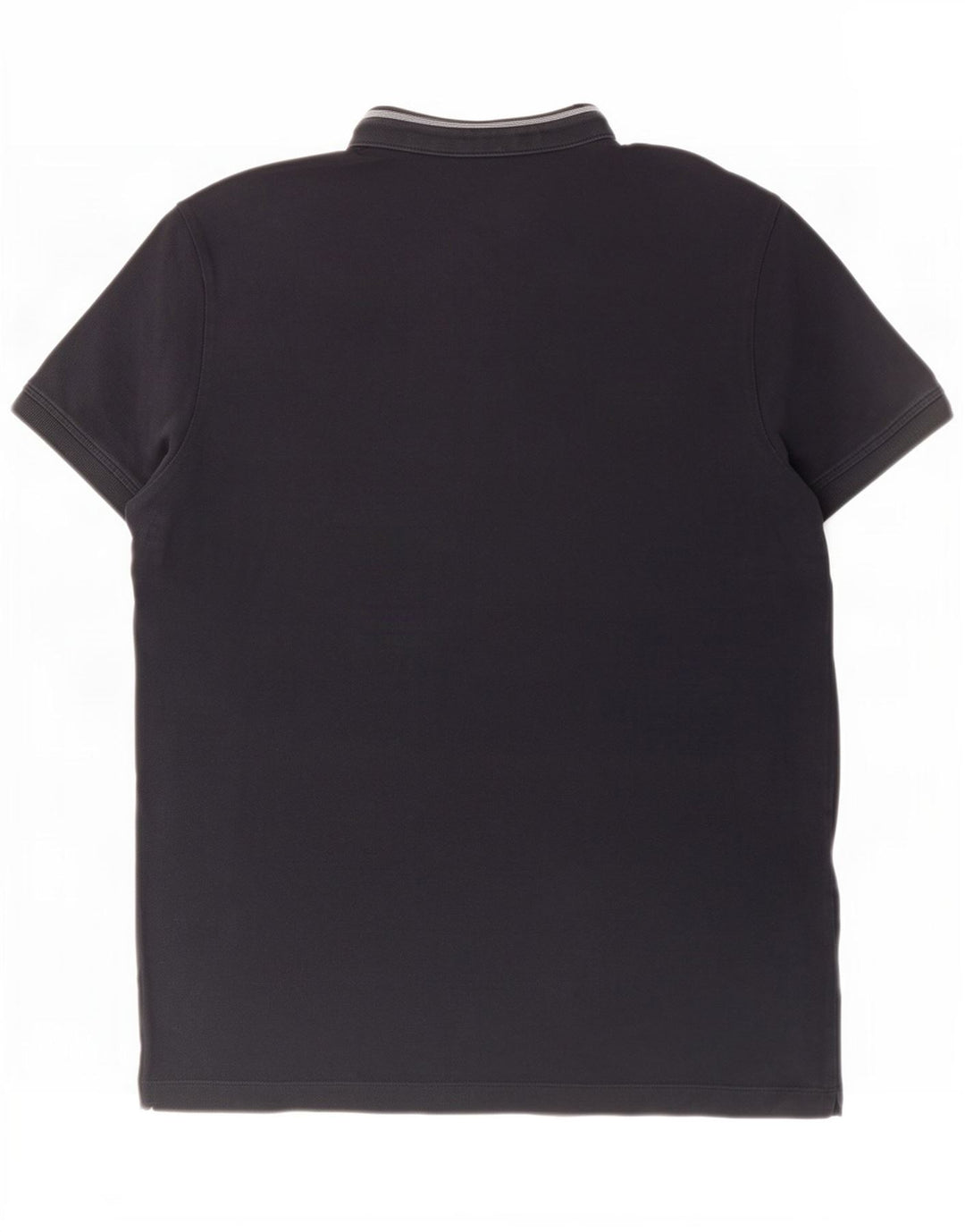 Massimo Dutti Herren Poloshirt Große Marineblaue Baumwolle
