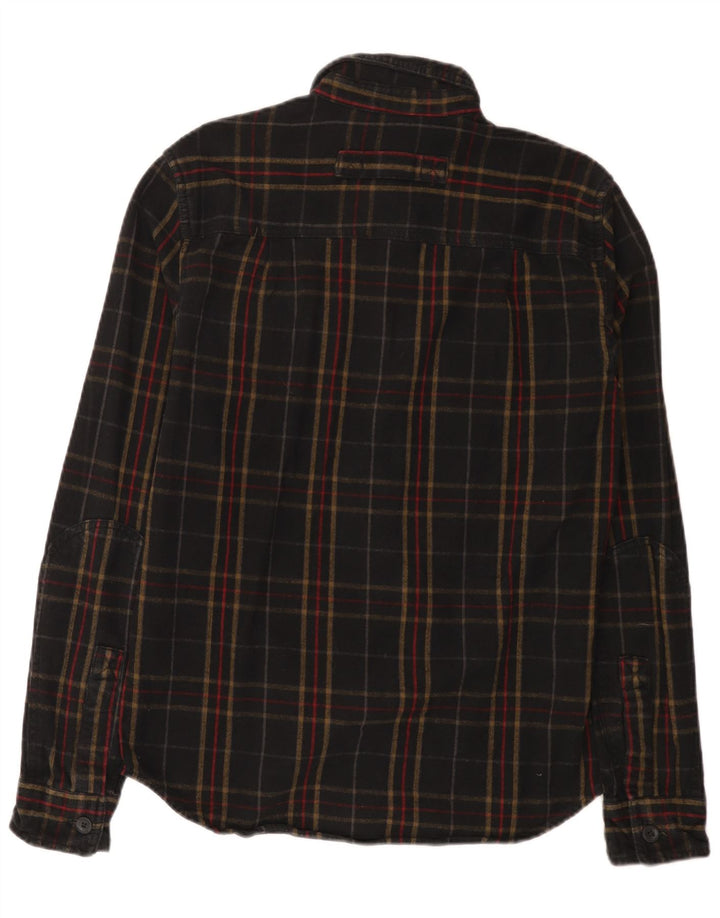 Superdry Herren-Flanellhemd mit klassischer Passform, mittelgroß, mehrfarbig kariert