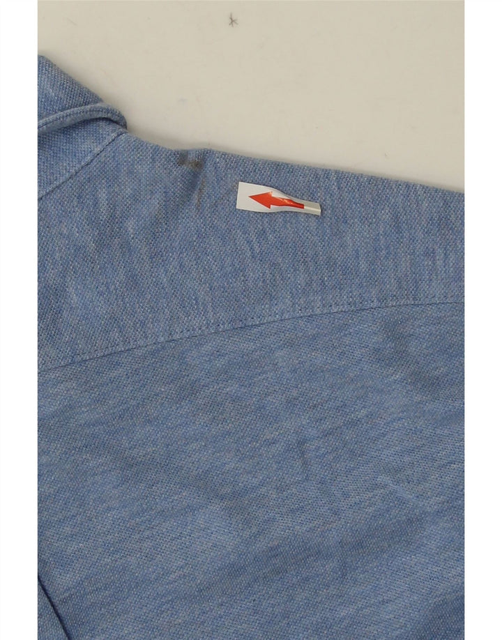 Ralph Lauren Herren-Hemd aus federleichtem Netzstoff, Größe S, Blau, Baumwolle