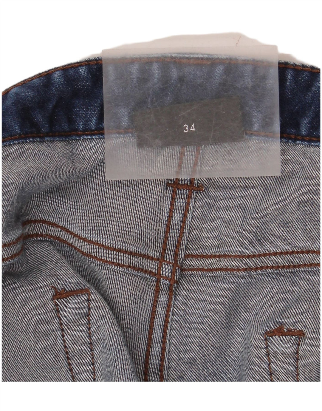 Emporio Armani Herren Straight Jeans W34 L31 Blau
